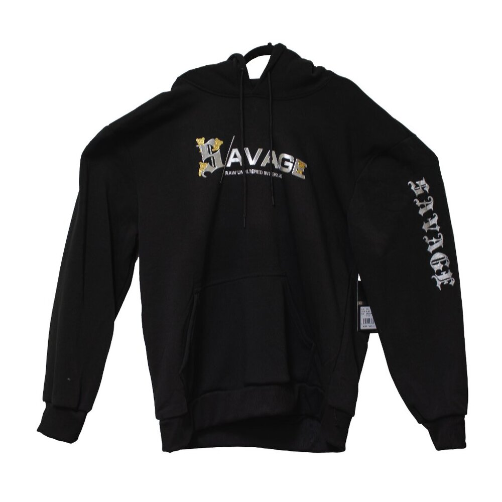 CR-24 Bordo Cromato 4XL Metallic Savage w/ Gold Bears Hoodie